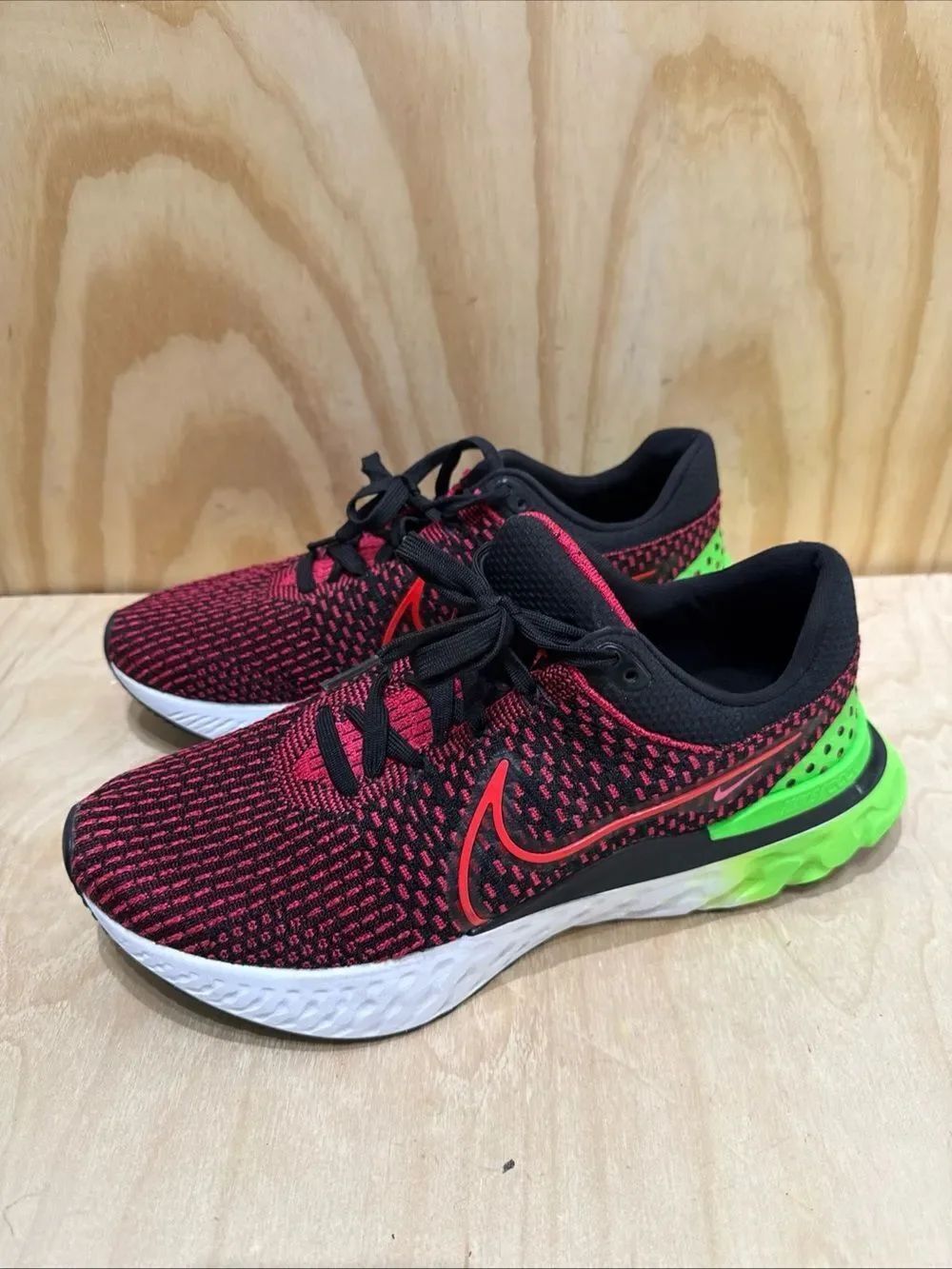 NIKE REACT INFINITY RUN FLYKNIT 3 MENS BLACK/SIRE Sz 11
